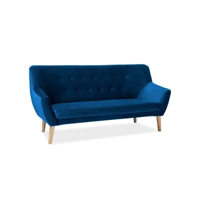 Sofa Nordic 3 Velvet blue